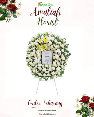 Krans Bunga Duka Cita di Surojoyo