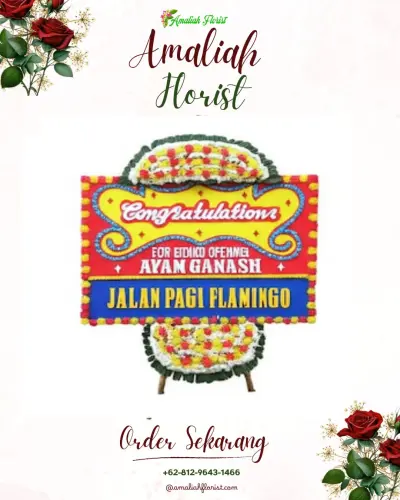 Bunga Papan Congratulation di Surojoyo